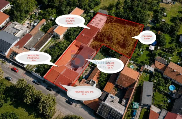 Prodej rodinného domu, Prostějov, Husovo nám., 416 m2