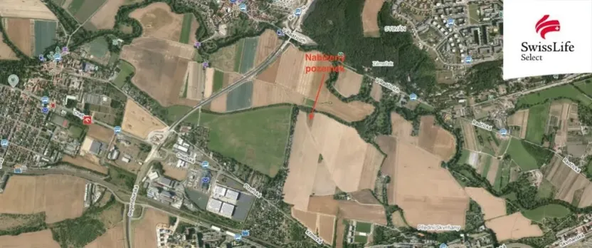 Prodej pole, Plzeň, 5416 m2