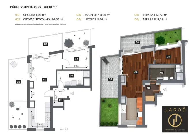 Pronájem bytu 2+kk, Praha - Záběhlice, Harlacherova, 40 m2