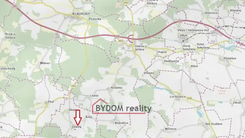 Prodej pozemku pro bydlení, Skapce, 943 m2