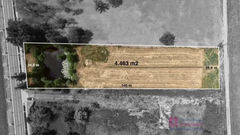 Prodej pozemku pro bydlení, Břeclav - Poštorná, 4463 m2