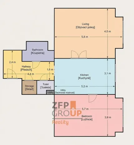 Prodej bytu 2+1, Praha - Vršovice, Minská, 78 m2