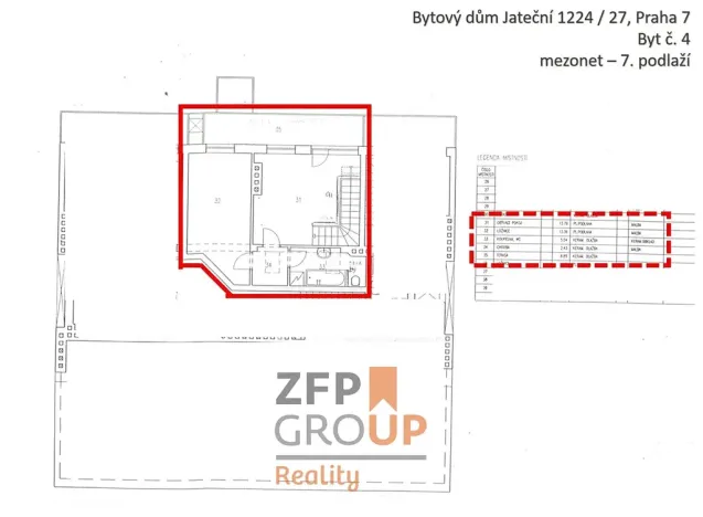 Prodej bytu 3+kk, Praha - Holešovice, Jateční, 61 m2