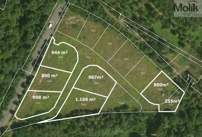 Prodej pozemku pro bydlení, Mariánské Radčice, Československé armády, 998 m2