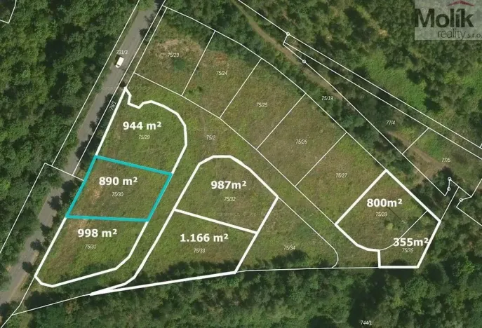 Prodej pozemku pro bydlení, Mariánské Radčice, Československé armády, 890 m2
