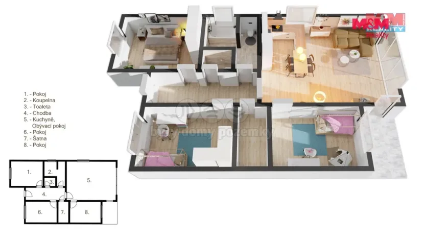Pronájem rodinného domu, Buštěhrad, Vrbová, 97 m2