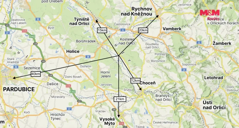 Prodej pozemku pro bydlení, Čermná nad Orlicí - Číčová, 2598 m2