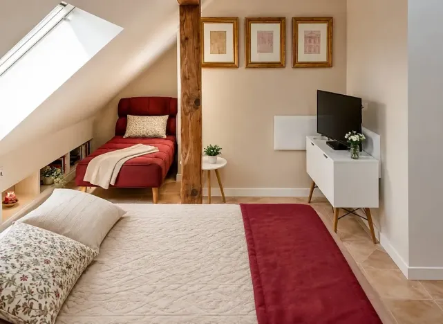 Pronájem bytu 1+kk, Praha - Nusle, Horní, 42 m2