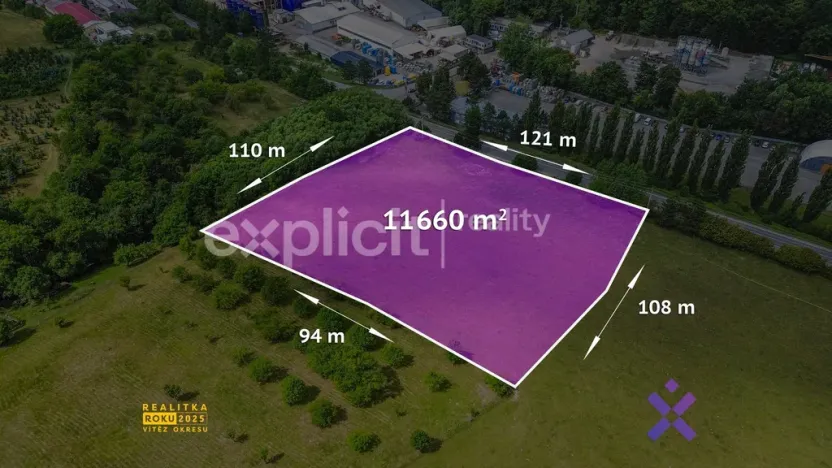 Prodej komerčního pozemku, Slušovice, 11660 m2