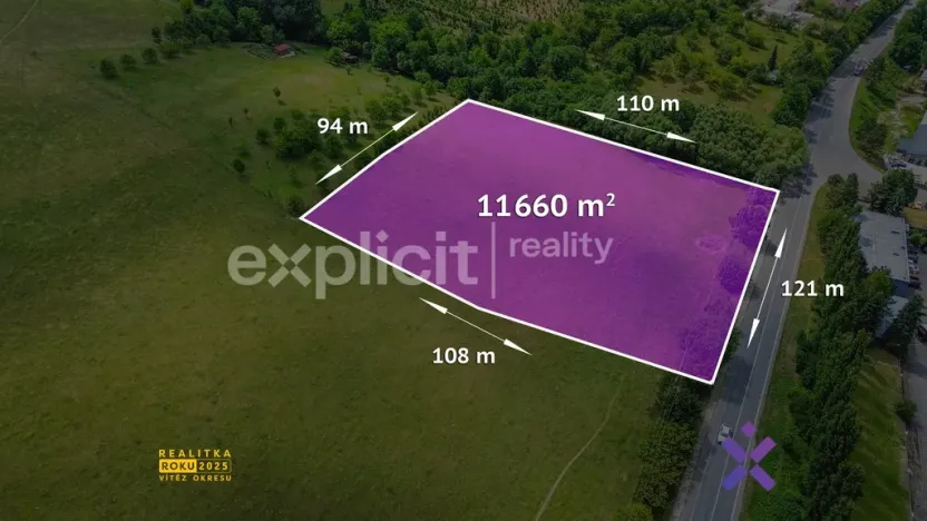 Prodej komerčního pozemku, Slušovice, 11660 m2