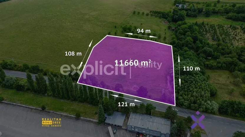 Prodej komerčního pozemku, Slušovice, 11660 m2