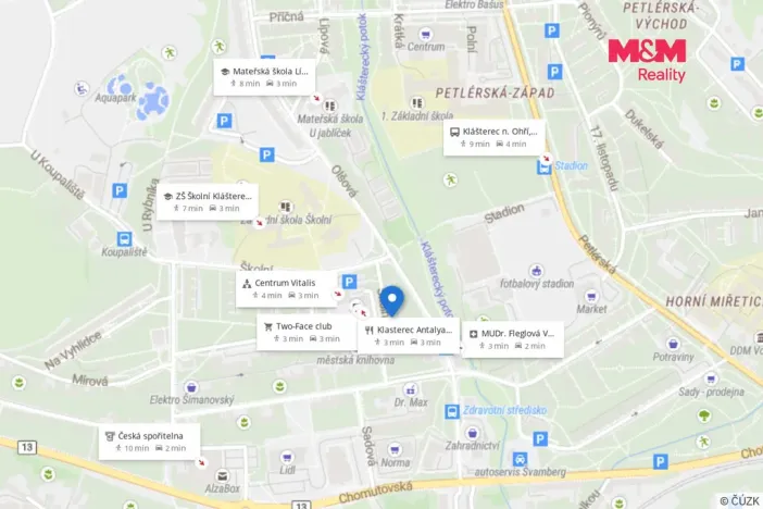 Prodej bytu 3+1, Klášterec nad Ohří, Školní, 68 m2