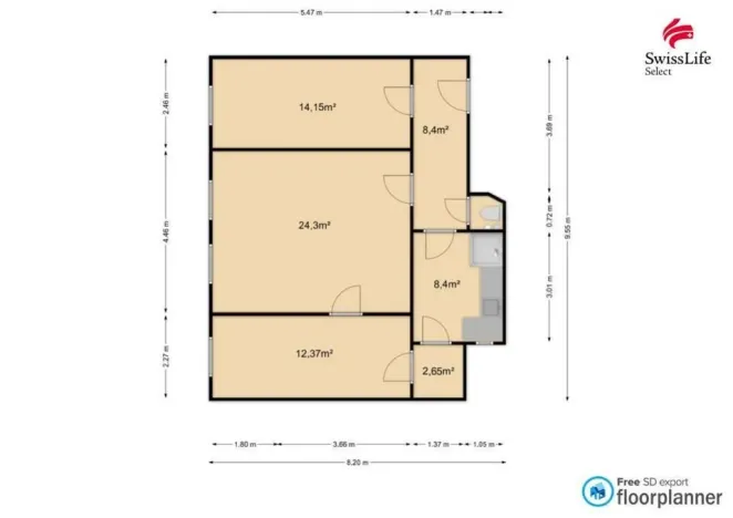Prodej bytu 3+1, Praha - Nové Město, Spálená, 68 m2