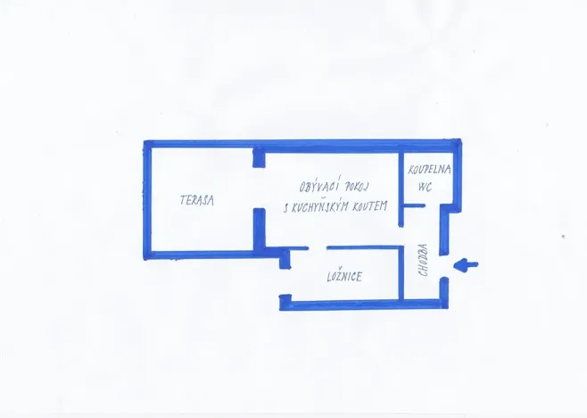 Prodej bytu 2+kk, Praha - Kunratice, U zeleného ptáka, 33 m2