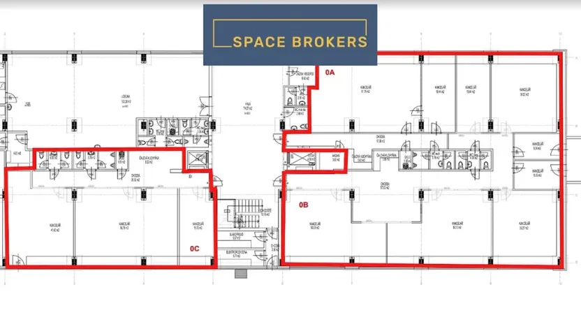 Pronájem kanceláře, Hradec Králové, Na Brně, 200 m2