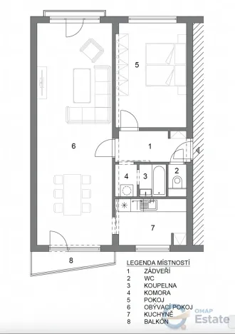 Prodej bytu 2+1, Ostrava, Gajdošova, 78 m2