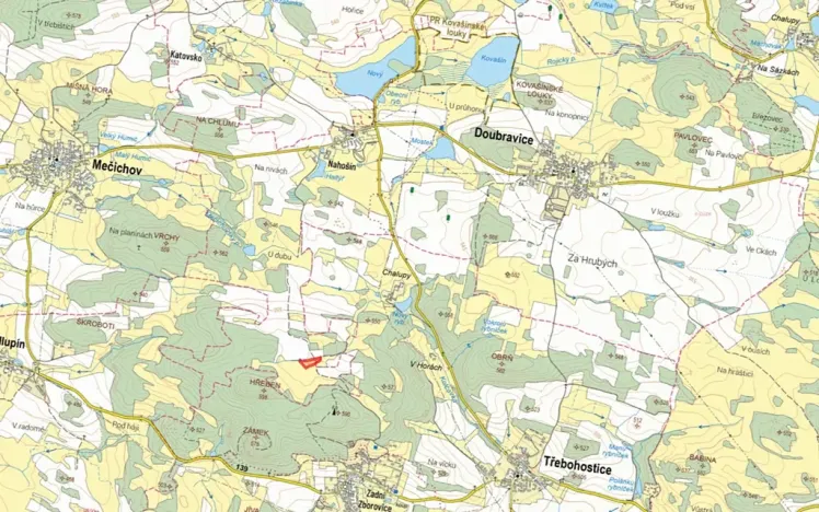 Prodej louky, Doubravice, 5082 m2