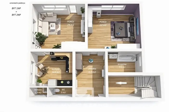 Prodej bytu 6+kk a větší, Stará Paka - Ústí, 300 m2