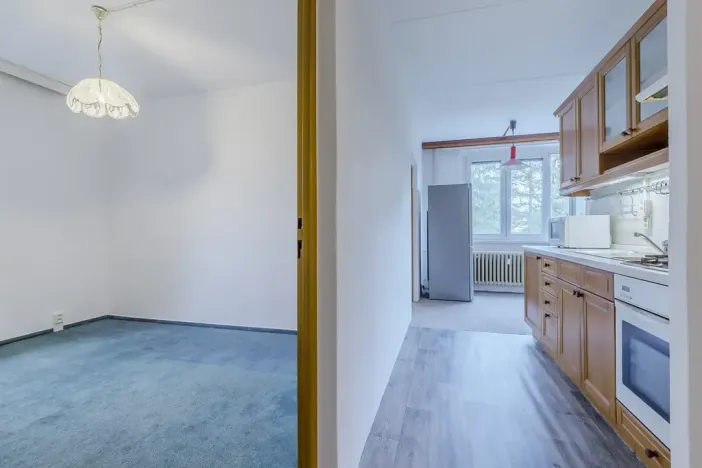 Pronájem bytu 3+1, Praha - Podolí, Na Zvoničce, 61 m2