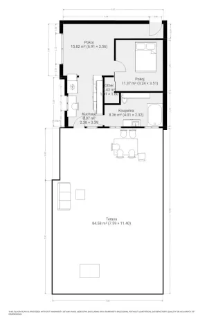 Pronájem bytu 2+kk, Brno, Masná, 47 m2