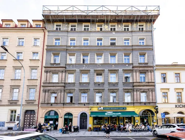 Pronájem bytu 1+kk, Praha - Karlín, Karlínské náměstí, 48 m2