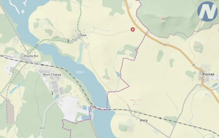 Prodej pozemku pro bydlení, Nová Pec, 2165 m2