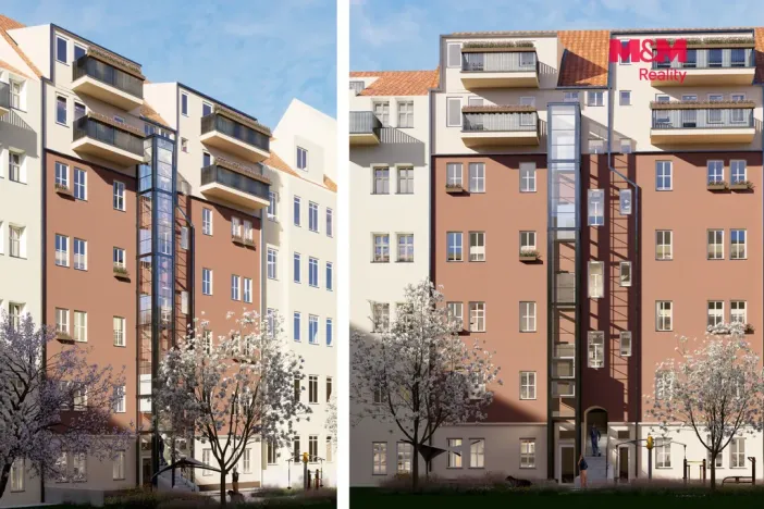 Prodej bytu 2+kk, Praha - Smíchov, Grafická, 34 m2