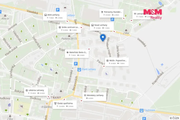 Prodej bytu 4+kk, Praha - Letňany, Škrábkových, 97 m2