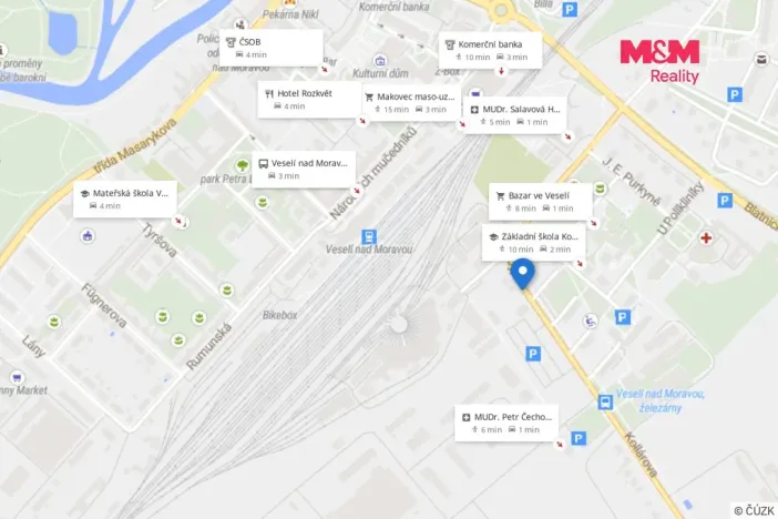 Prodej bytu 3+1, Veselí nad Moravou, Kollárova, 74 m2