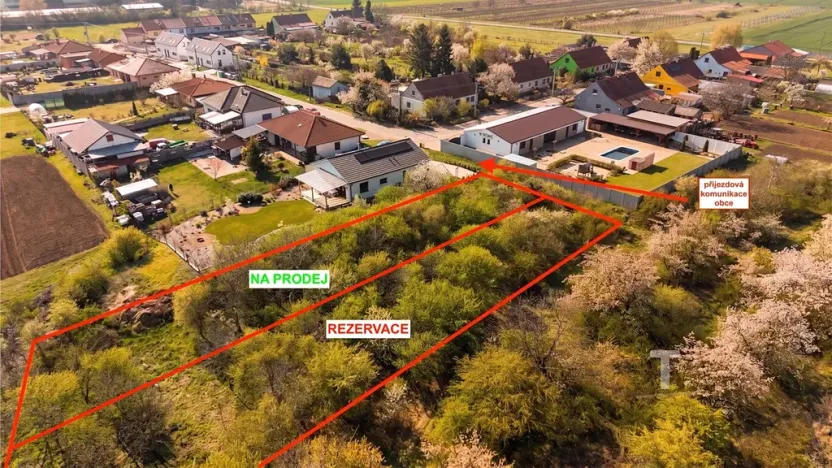 Prodej pozemku pro bydlení, Drnholec, 940 m2