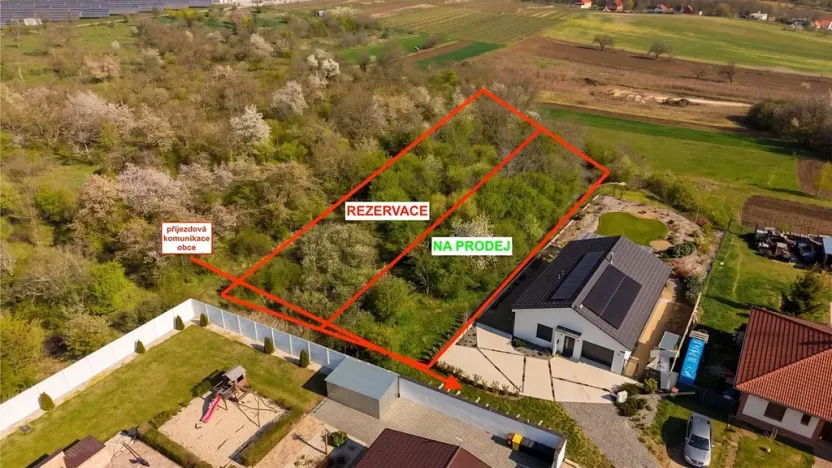 Prodej pozemku pro bydlení, Drnholec, 940 m2