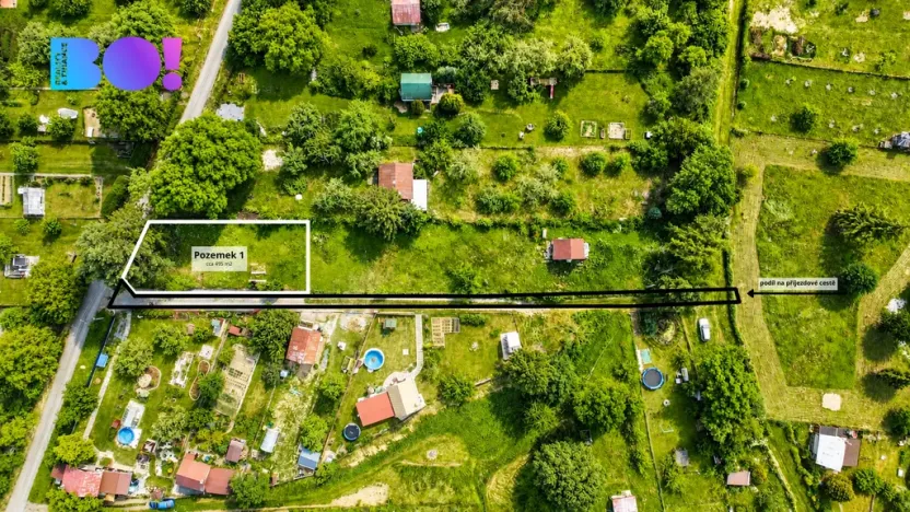 Prodej pozemku pro bydlení, Lipník nad Bečvou, Ořechy, 495 m2