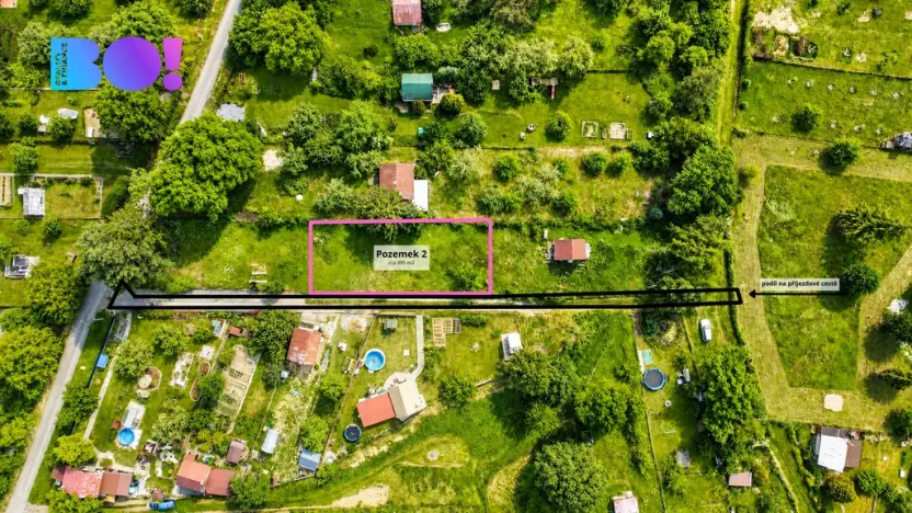Prodej pozemku pro bydlení, Lipník nad Bečvou, Ořechy, 495 m2