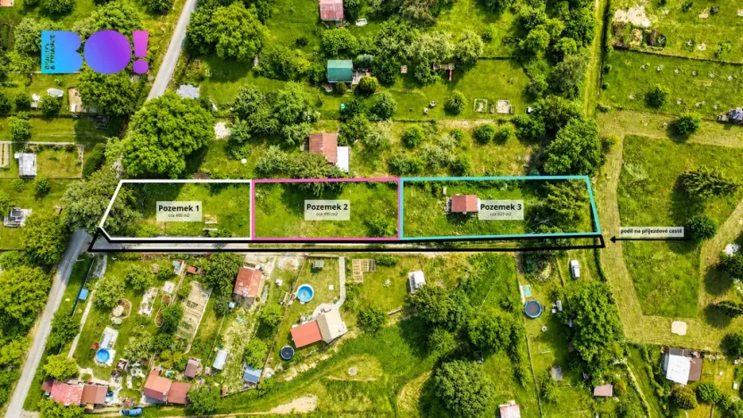 Prodej pozemku pro bydlení, Lipník nad Bečvou, Ořechy, 623 m2