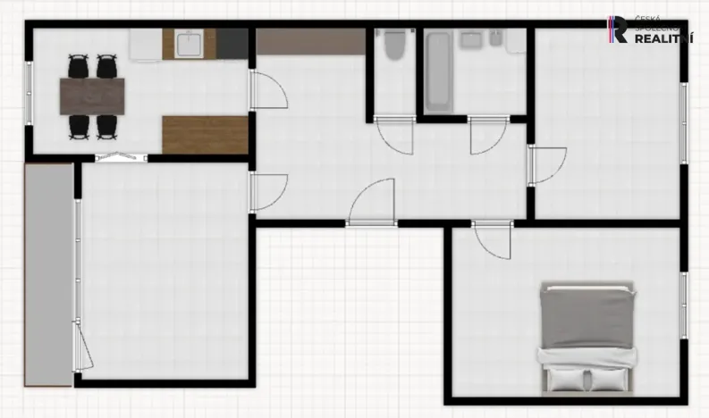 Pronájem bytu 3+1, Praha - Stodůlky, Kurzova, 79 m2