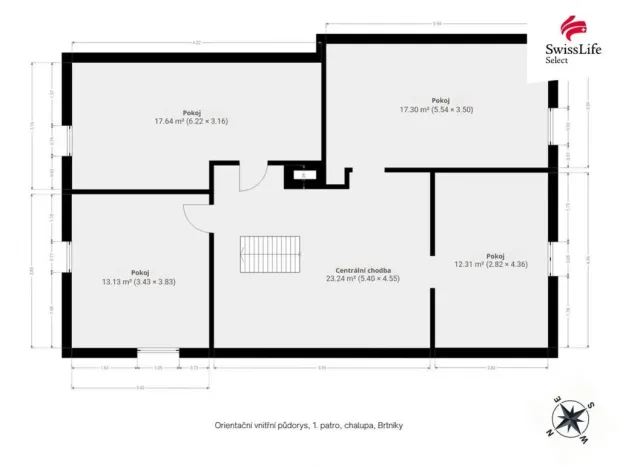 Prodej chalupy, Staré Křečany - Brtníky, 180 m2