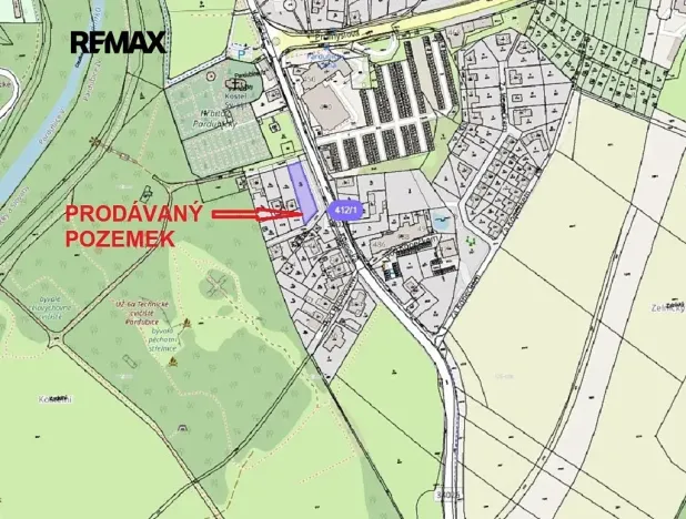 Prodej pozemku pro bydlení, Pardubice, Kyjevská, 922 m2