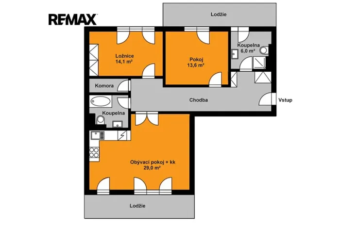 Pronájem bytu 3+kk, Poděbrady, Hakenova, 88 m2