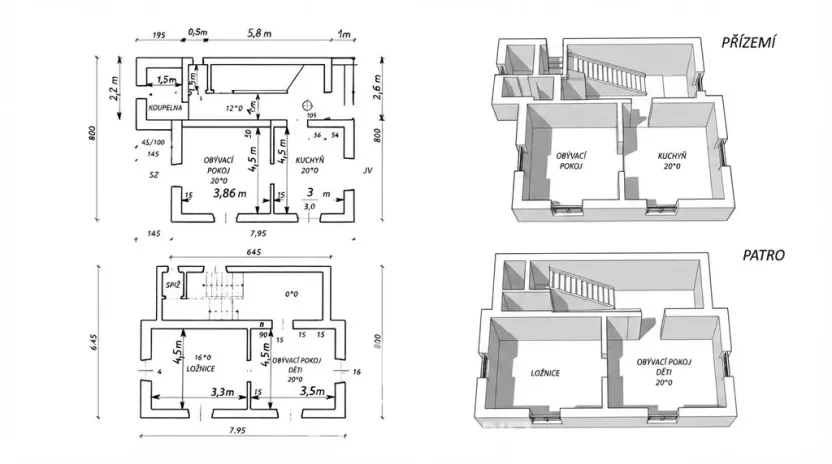 Prodej rodinného domu, Liberec - Liberec XII-Staré Pavlovice, Jabloňová, 125 m2
