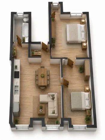 Pronájem bytu 3+kk, Náchod, Kamenice, 83 m2