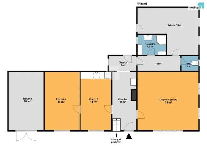 Prodej rodinného domu, Chodov, Husova, 2336 m2