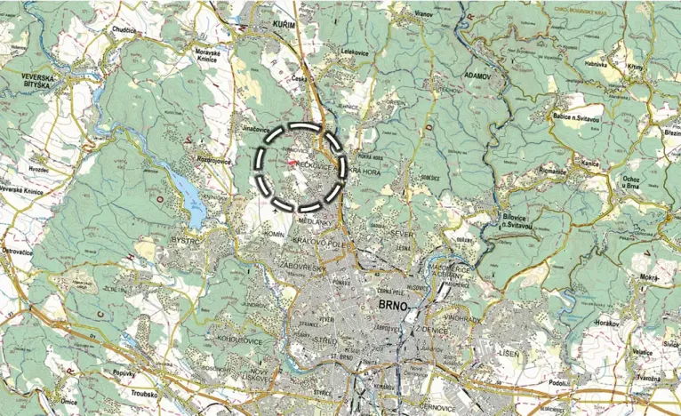 Prodej podílu komerčního pozemku, Brno, 3700 m2