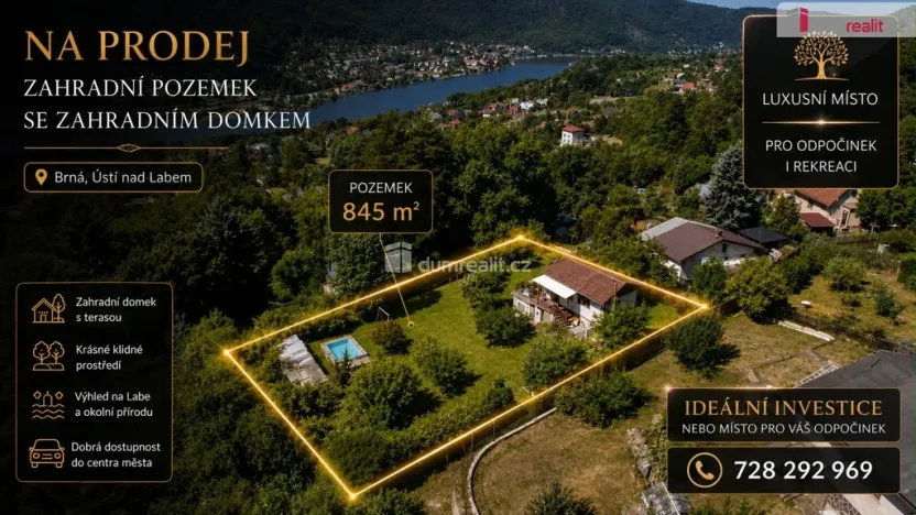 Prodej chaty, Ústí nad Labem, Bedlová, 845 m2