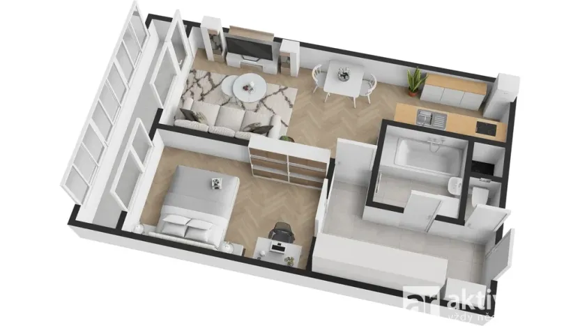 Prodej bytu 2+kk, Neratovice, Na Výsluní, 43 m2