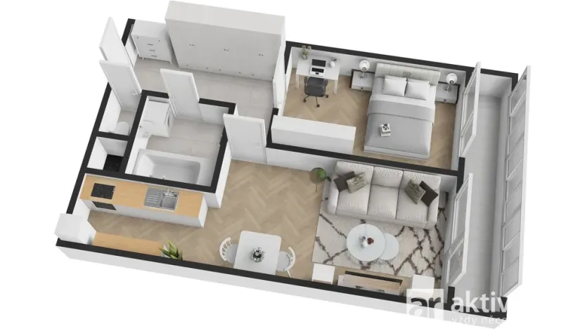 Prodej bytu 2+kk, Neratovice, Na Výsluní, 43 m2