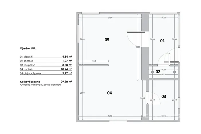Prodej chaty, Poříčí nad Sázavou, Potočiny, 41 m2