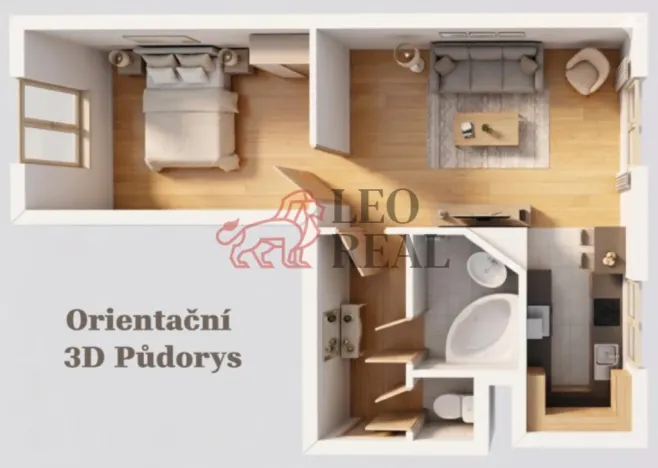 Prodej bytu 2+kk, Příbram - Příbram VII, Březohorská, 44 m2