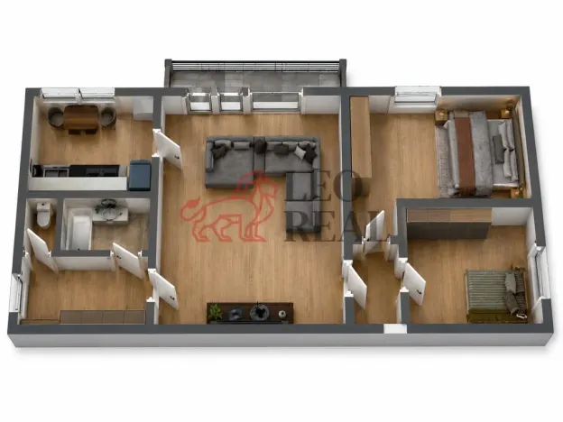Pronájem bytu 3+1, Příbram - Příbram I, Hradební, 80 m2