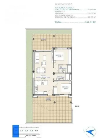 Prodej bytu 3+kk, Los Alcazares, Murcia, Španělsko, 70 m2