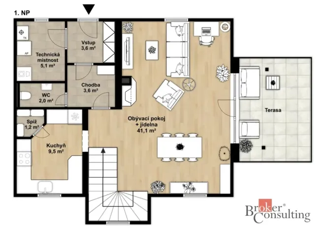 Prodej rodinného domu, Dýšina, Za Farou, 130 m2